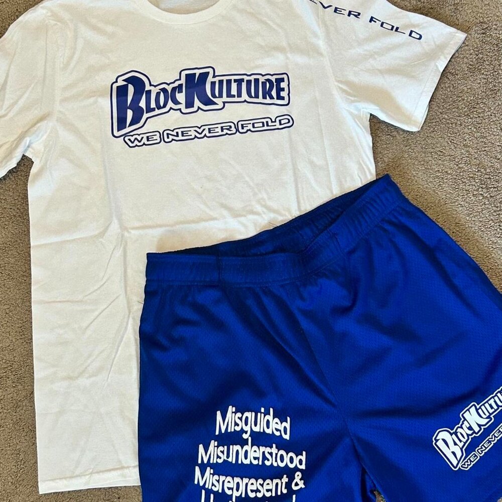 BlocKulture tee & shorts set